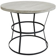 CFC Brookfield Side Table - Large - Grey Wash Wax