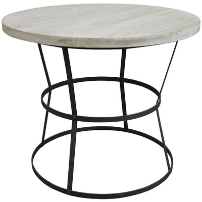 CFC Brookfield Side Table - Large - Grey Wash Wax