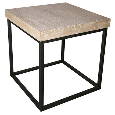 CFC Marin Side Table - Grey Wash Wax