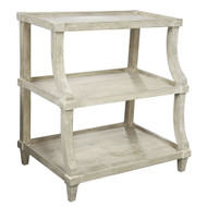 CFC Reclaimed Lumber Carlsbad Side Table - Grey Wash Wax