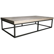 CFC Marin Coffee Table - Grey Wash Wax