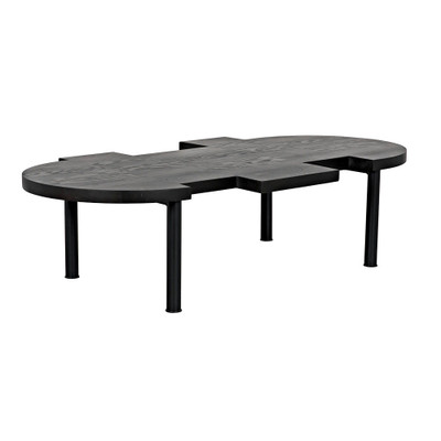 CFC Puzzle Coffee Table - Black Wax