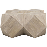 CFC Icosahedron Coffee Table - Small - Grey Wash Wax