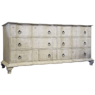 CFC Lexington Dresser - Grey Wash Wax - 80"