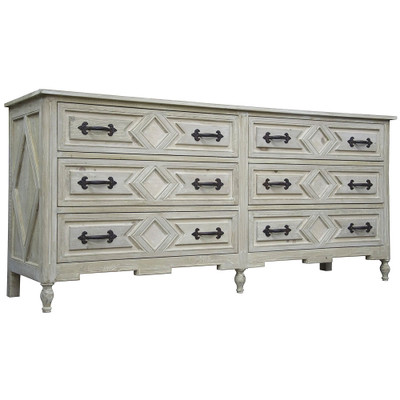 CFC Anderson Dresser - 80" - Grey Wash Wax
