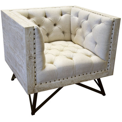 CFC Byron Chair - Grey Wash Wax