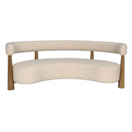 CFC Cleo Sofa - Natural Oak, Fawn