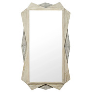 CFC Reclaimed Lumber Ludwik Mirror - Small - Grey Wash Wax