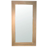 CFC Floor Mirror - Grey Wash Wax - 42"
