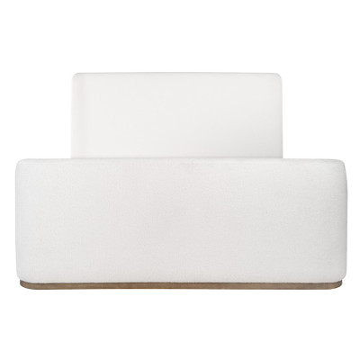 Alder & Tweed Avery King Bed - Ivory Cloud