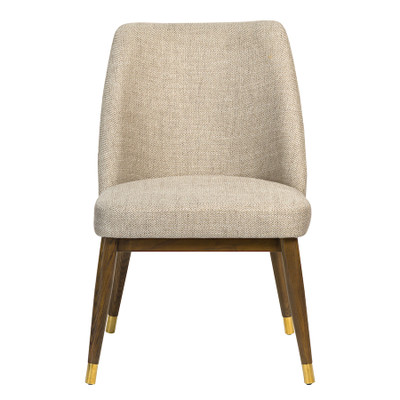 Alder & Tweed Cole Dining Chair - Warm Walnut