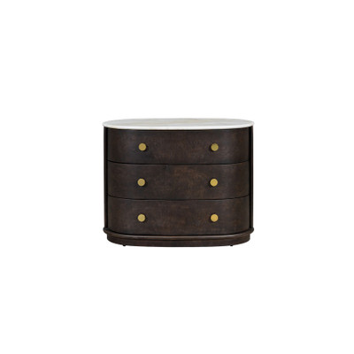 Alder & Tweed Greer Three Drawer Nightstand