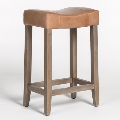 Alder & Tweed Knox Saddle Bar Stool