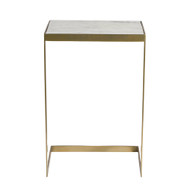Alder & Tweed Laguna Accent Table - Antique Brass