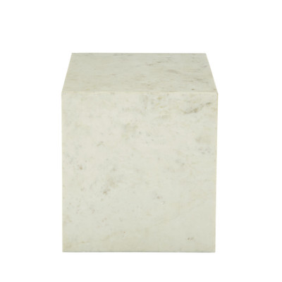 Alder & Tweed Lennox End Table - Polar White