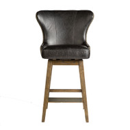 Alder & Tweed Rockwell Swivel Counter Stool - Weathered Oak