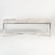 Alder & Tweed Scottsdale Bench - Polished Chrome
