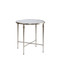 Lillian August Barlow Round End Table - Silver
