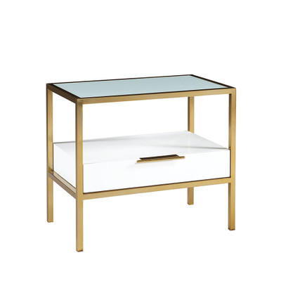 Lillian August Carmine Side Table