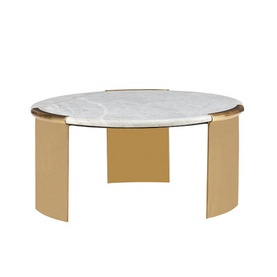 Lillian August Chloe Medium Marble Top Cocktail Table