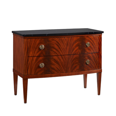 Lillian August Manuel Marble Top Demilune