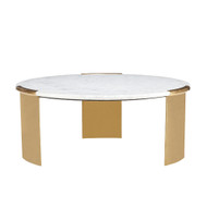 Lillian August Chloe Large Marble Top Cocktail Table