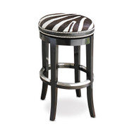 Ambella Home Zebrano Swivel Barstool - Backless