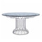 Ambella Home Café Dining Table Base - Antique Silver