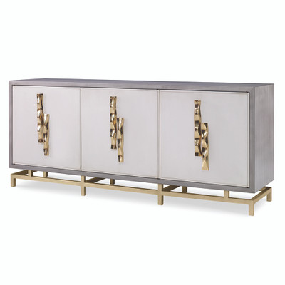 Ambella Home Origami Multi-Use Cabinet - Ash Grey/Lin