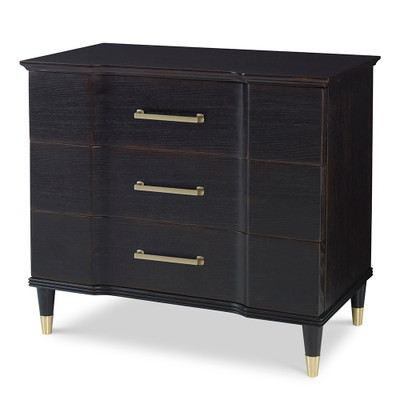 Ambella Home Valmont Nightstand - Rubbed Raven