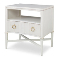 Ambella Home Reeded Nightstand - Linen
