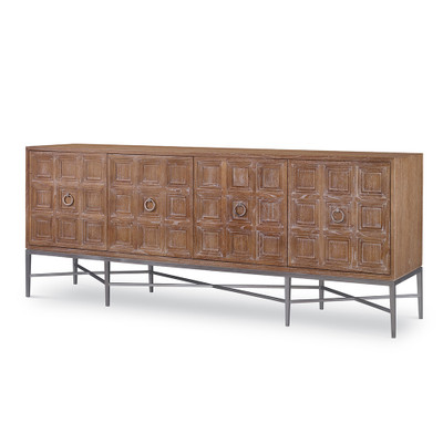 Ambella Home Tiered 4 Door Multi-Use Cabinet