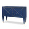Ambella Home Beaumont Cabinet - Cadet Blue w/ Gold