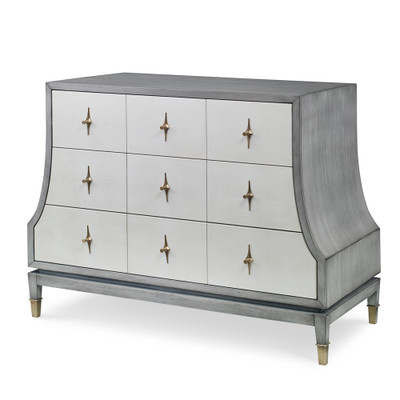 Ambella Home Tapered Chest - Ash Grey - Linen