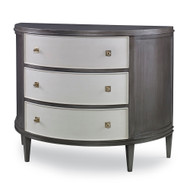 Ambella Home Orion Demilune Chest - Grey - Linen