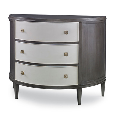 Ambella Home Orion Demilune Chest - Grey - Linen