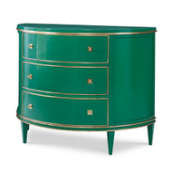 Ambella Home Orion Demilune Chest - Emerald