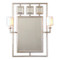 Avenue Silver Mirror With Sconces image 1