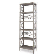 Ambella Home Spindle Étagère - Weathered Grey