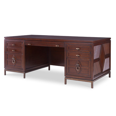 Ambella Home Diamond Executive Desk - Dark