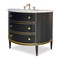 Ambella Home Orion Sink Chest - Jet Black