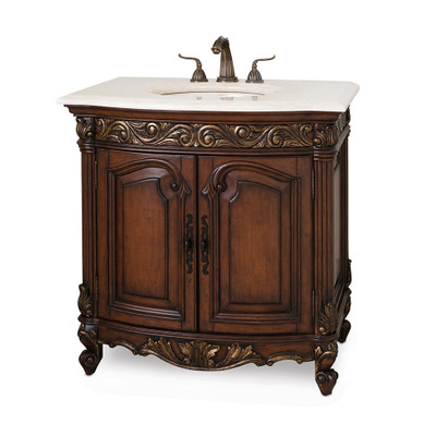 Ambella Home Provincial Petite Sink Chest - Dark