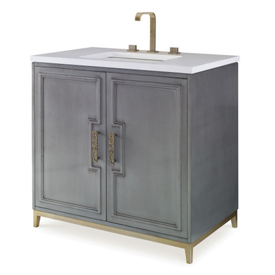 Ambella Home Bellissimi Sink Chest - Steel
