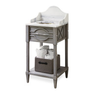 Ambella Home Spindle Sink Chest - Mini - Weathered Gr