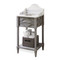 Ambella Home Spindle Sink Chest - Mini - Weathered Gr