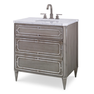 Ambella Home Emperor Medium Sink Chest - Ash Grey