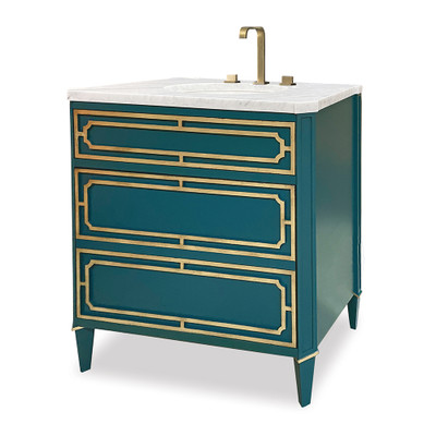 Ambella Home Emperor Medium Sink Chest - Peacock