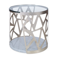 Ambella Home Pierced Round End Table