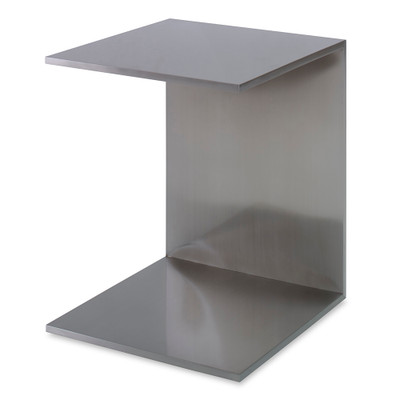 Ambella Home Petite C End Table - Satin Nickel