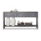 Ambella Home Spindle Console - Weathered Grey